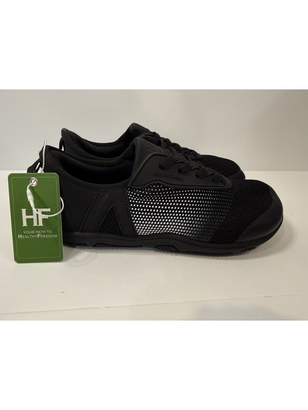 Hike Footwear HF Stride Womens Minimalist Shoes Sneakers Size 6 Black Barefoot